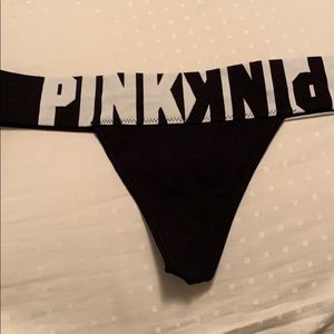Pink victoria secret thong